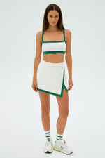 Splits59 Monah Rigor Skort- White/Arugula