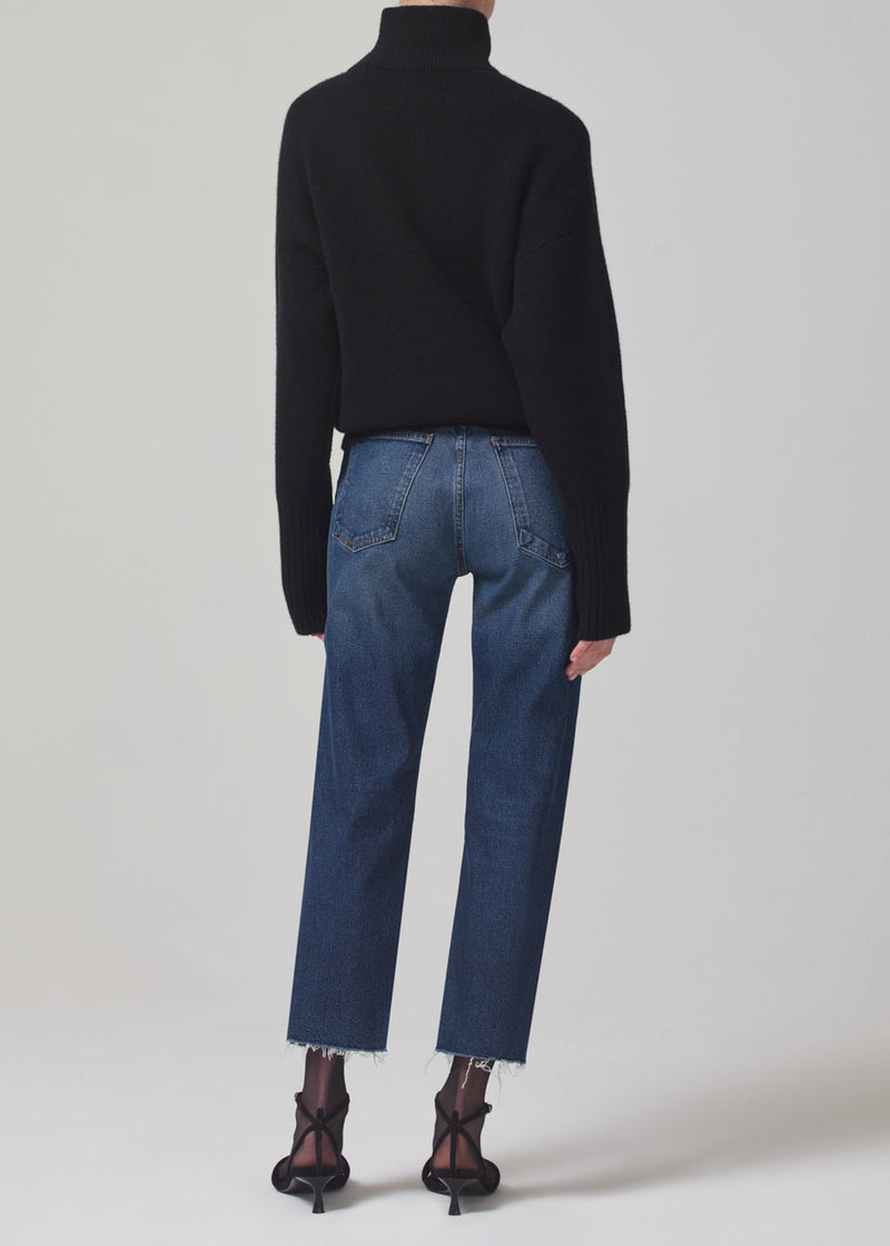 Daphne Crop High Rise Stovepipe
