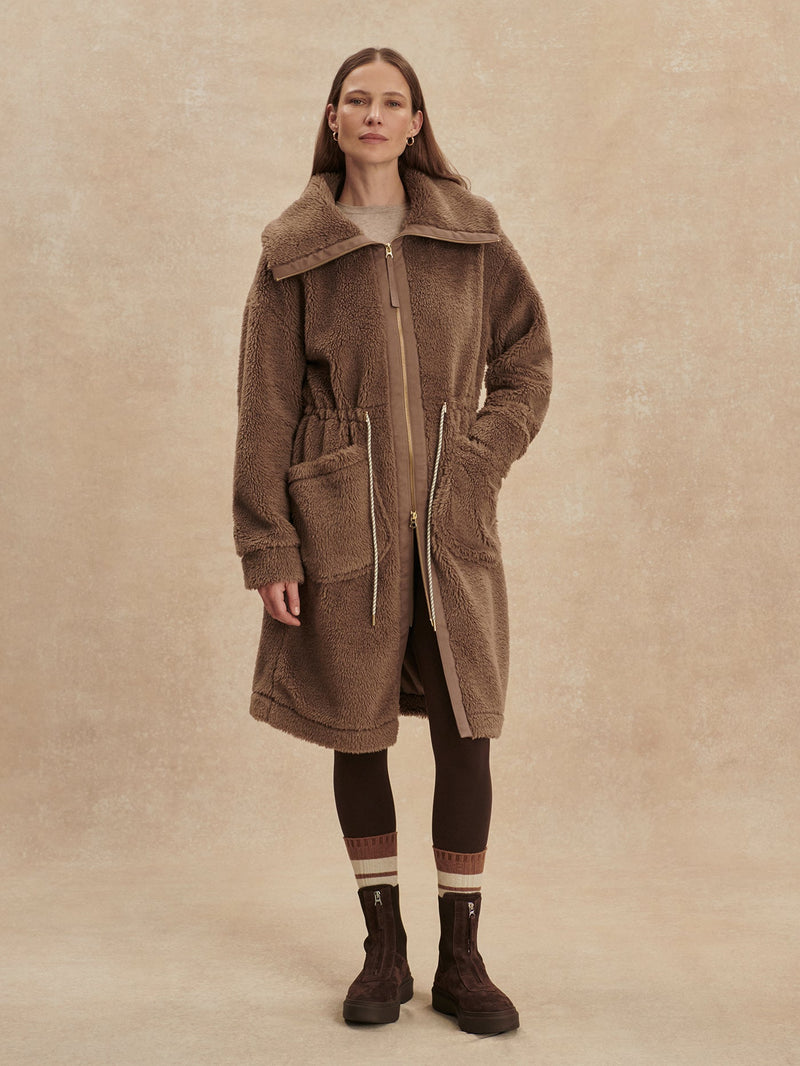 Varley Logan Sherpa Coat