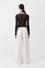 St. Agni Fold Trousers- Off White