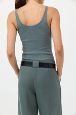 St. Agni Organic Cotton Slim Scoop Tank