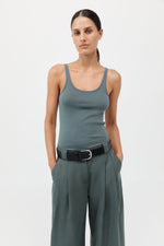 St. Agni Organic Cotton Slim Scoop Tank