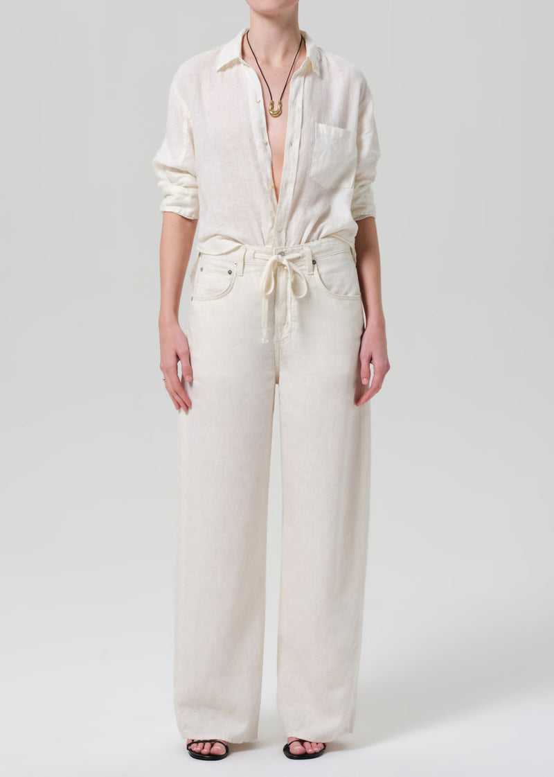 Citizens of Humanity Brynn Drawstring Linen Trouser