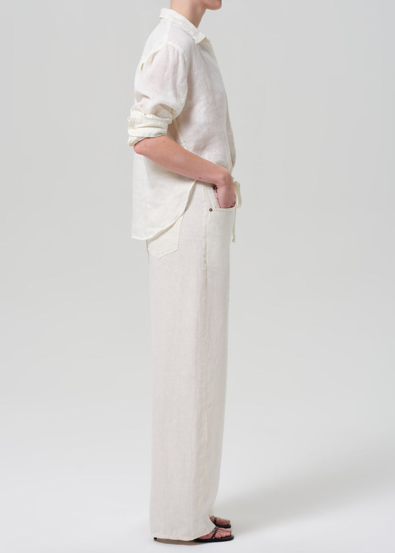 Citizens of Humanity Brynn Drawstring Linen Trouser