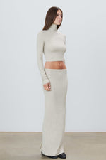 Eterne Emma Skirt- Heather Oatmeal