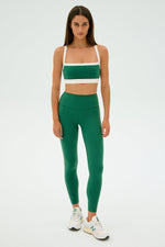 Splits59 Clare High Waist Rigor 7/8- Arugula/White