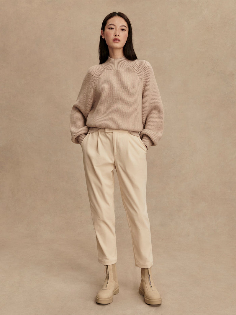 Varley Martina High Neck Rib Knit