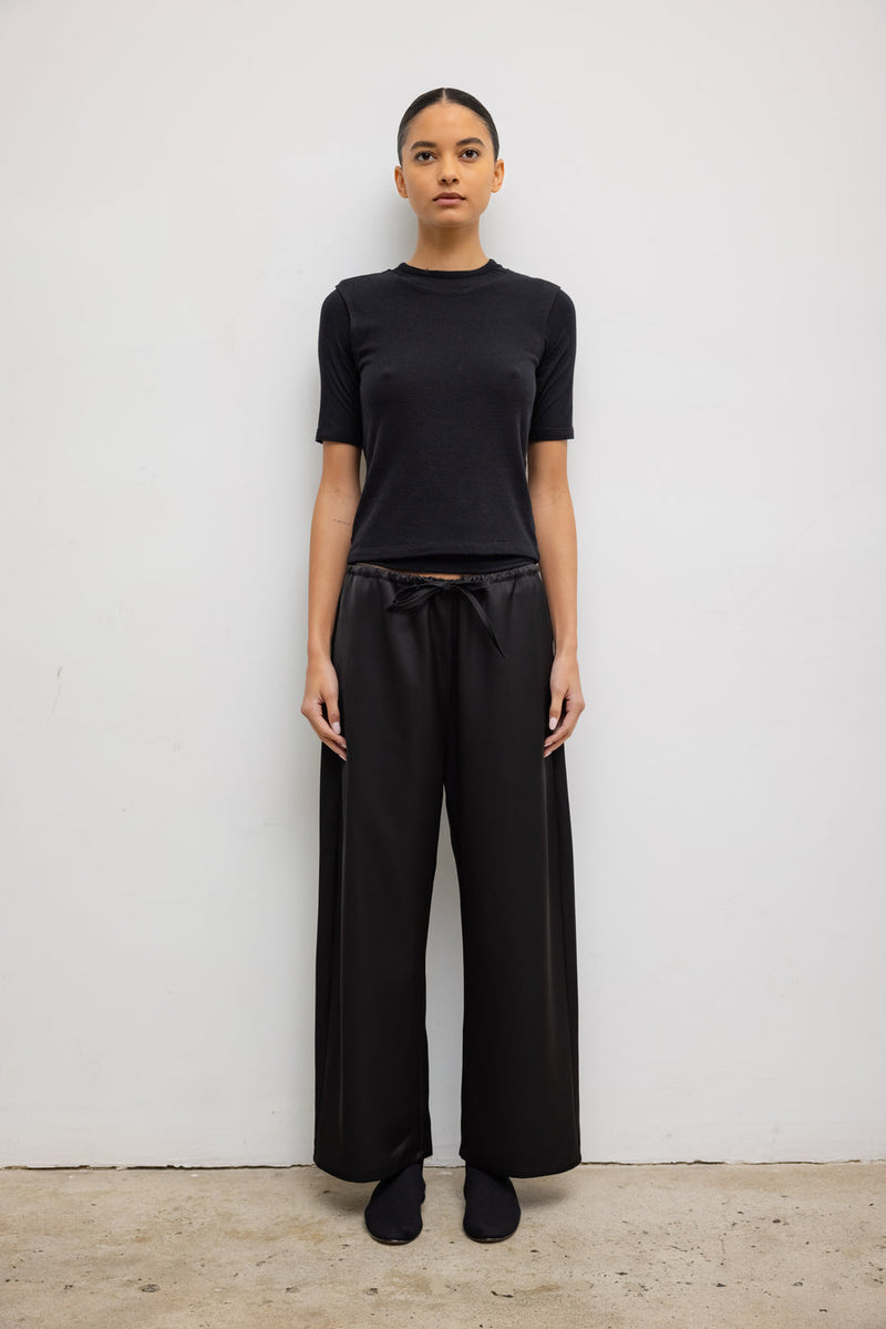 LESET Barb Crop Drawstring Pant