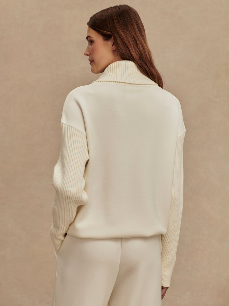 Varley Hannah Cowl Neck Sweat