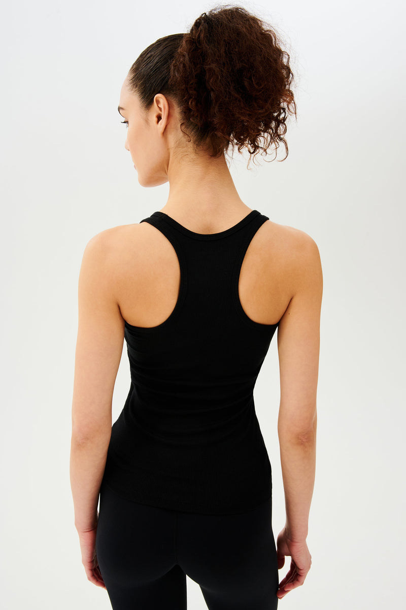 Splits59 Ashby Ribbed Tank-Black