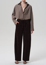 Citizens of Humanity Ana Cropped Shirt in Heritage