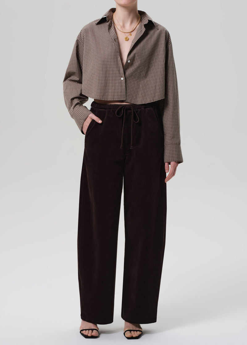 Citizens of Humanity Ana Cropped Shirt in Heritage