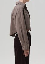 Citizens of Humanity Ana Cropped Shirt in Heritage