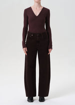 AGOLDE Low Curve Jean in Sloe Berry