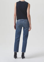 Kye Mid Rise Straight Crop