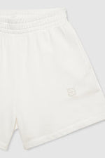 Anine Bing Kam Short Framed Monogram- Off White