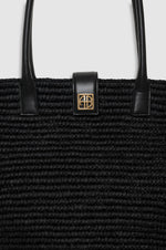 Anine Bing Lou Tote Monogram- Black