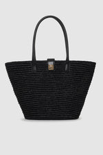 Anine Bing Lou Tote Monogram- Black