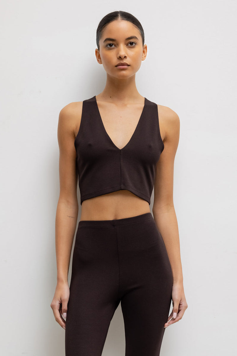 LESET Rio V Crop Tank