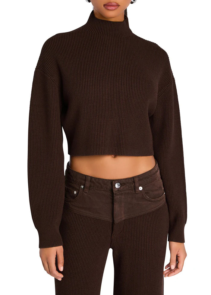 SER.O.YA Carmen Mid Cropped Sweater