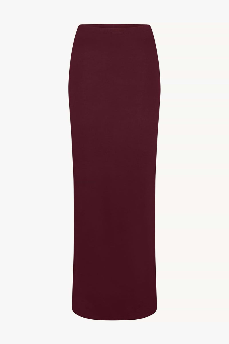 Eterne Maxi Skirt-Oxblood