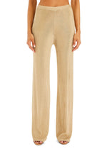 SER.O.YA Sheldon Metallic Knit Pant-Gold