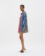 Muma World Striped Oversized Shirt