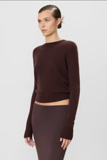 Eterne Francis Sweater- Espresso