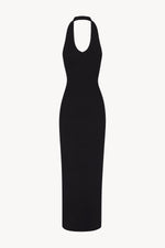 Éterne Halter Maxi Dress-Black