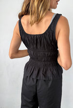 Ciao Lucia Gigi Black Cotton Poplin Top