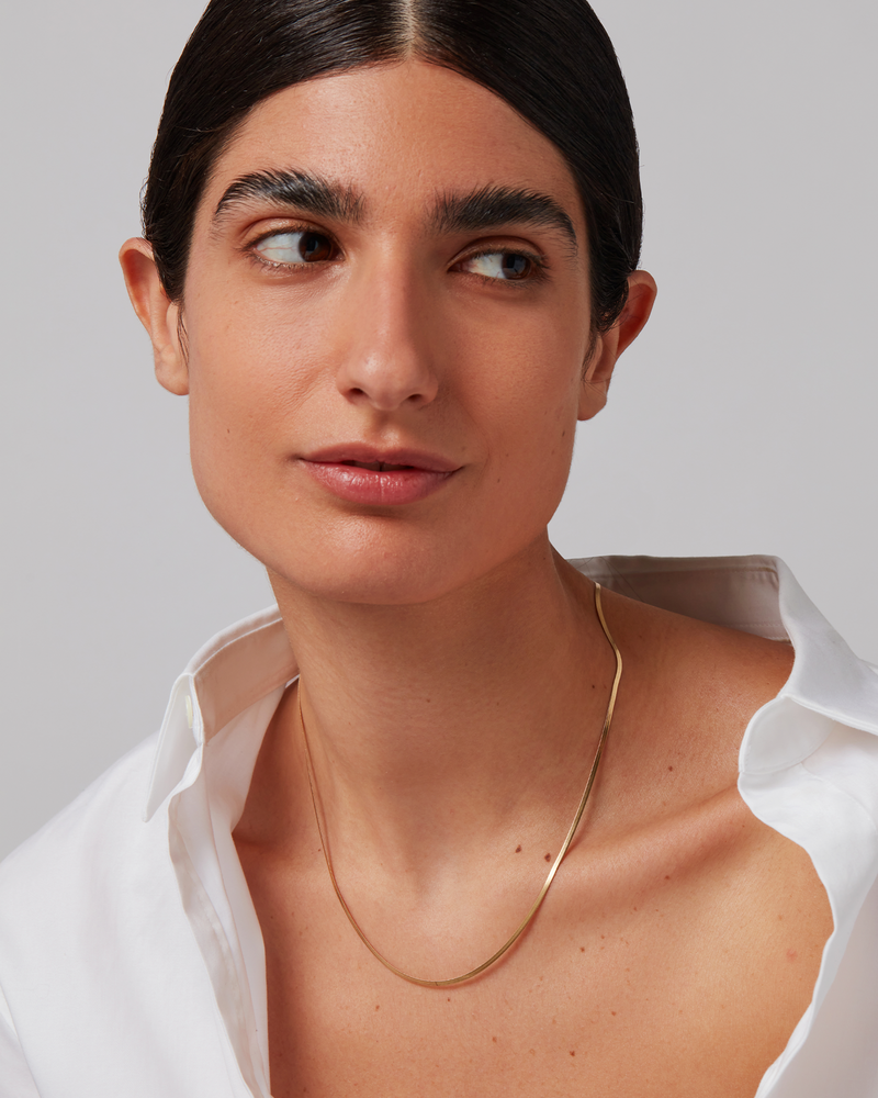 Jenny Bird Zeina Slim Chain-Gold