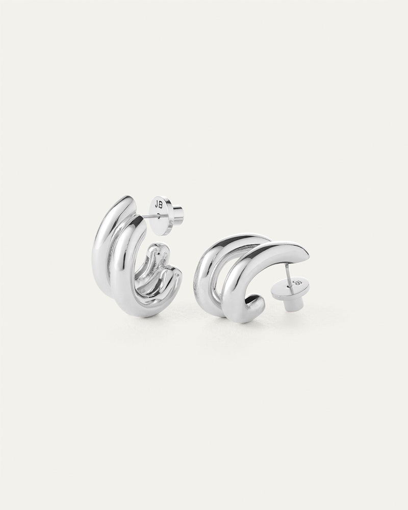 Jenny Bird Florence Earring-Silver