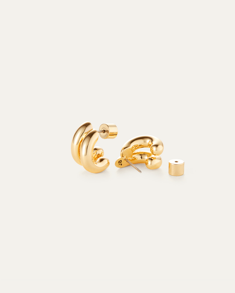 Jenny Bird Florence Mini Earring-Gold