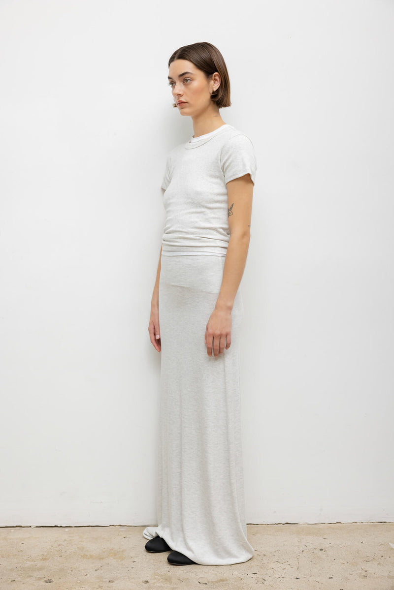 Leset Nando Slim Fit Tee- Cloud Melange