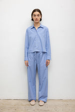 Yoshi Drawstring Pant-Ocean/Parchment