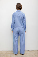 Yoshi Drawstring Pant-Ocean/Parchment