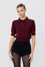 Eterne Journey Top-Oxblood