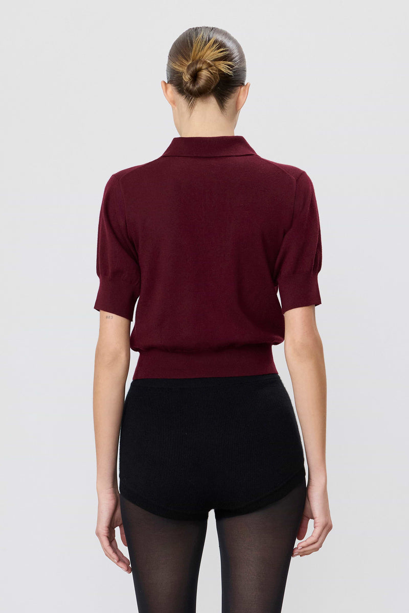Eterne Journey Top-Oxblood