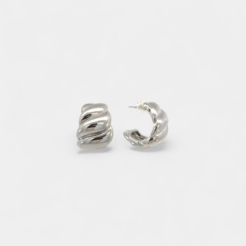 Jordan Road Oakley Earrings-Silver