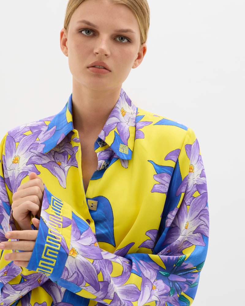 Muma World In The Garden Classic Shirt Dress