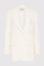 St. Agni Tailored Linen Blazer