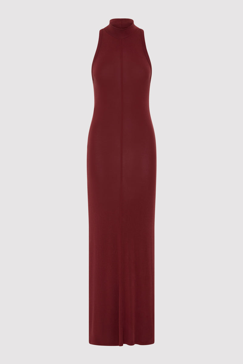 st agni jersey maxi dress St. Agni Rouge Jersey Maxi Dress