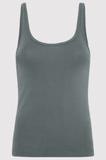 St. Agni Organic Cotton Slim Scoop Tank