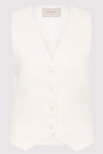 St. Agni Tailored Linen Vest