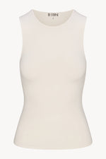 Eterne Sleeveless Crewneck Tank-Ivory