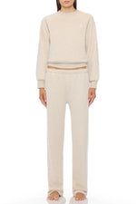 Éterne Straight Leg Sweatpant- Oatmeal