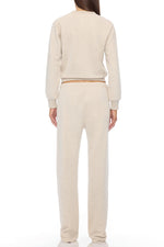 Éterne Straight Leg Sweatpant- Oatmeal