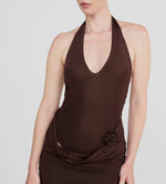 Maygel Coronel Conto Dress-Wood