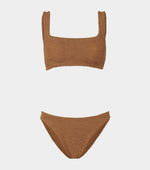 Hunza G Xandra Bikini- Metallic Cocoa