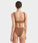 Hunza G Xandra Bikini- Metallic Cocoa
